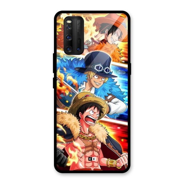 Pirate Brothers Glass Back Case for Vivo iQOO 3