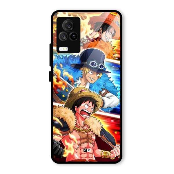 Pirate Brothers Glass Back Case for Vivo iQOO 7 Legend 5G