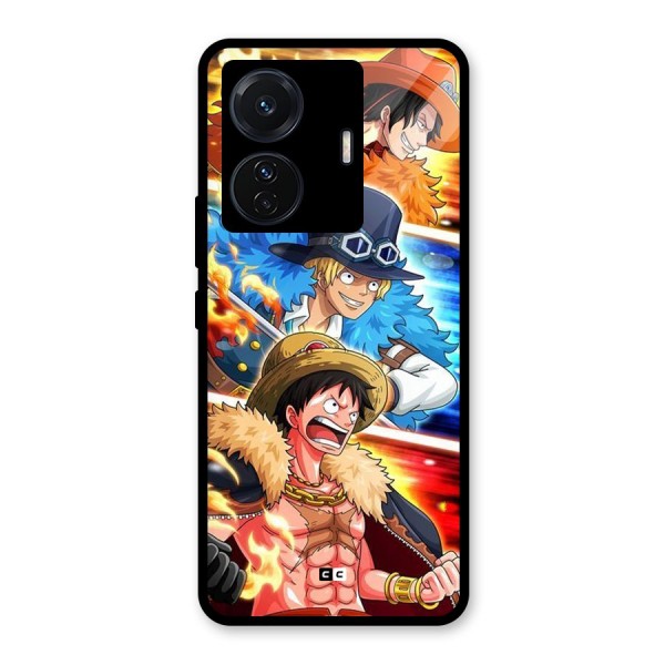Pirate Brothers Glass Back Case for Vivo iQOO Z6 Pro