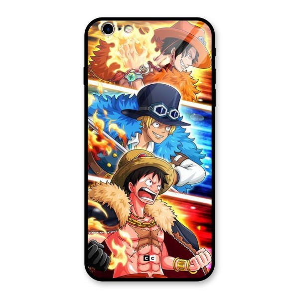 Pirate Brothers Glass Back Case for iPhone 6 Plus 6S Plus