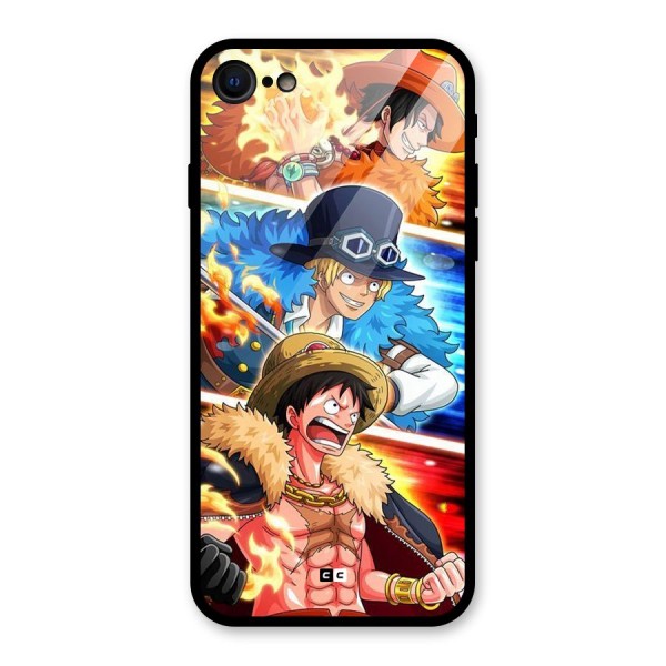 Pirate Brothers Glass Back Case for iPhone 8