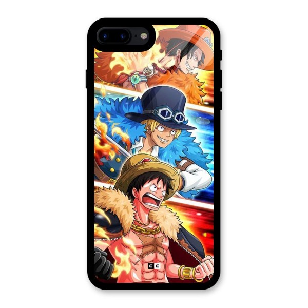 Pirate Brothers Glass Back Case for iPhone 8 Plus