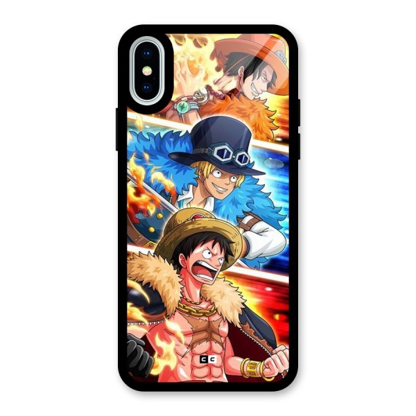 Pirate Brothers Glass Back Case for iPhone X