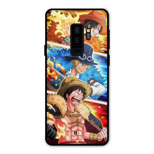 Pirate Brothers Metal Back Case for Galaxy S9 Plus