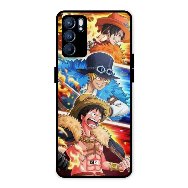 Pirate Brothers Metal Back Case for Oppo Reno6 5G