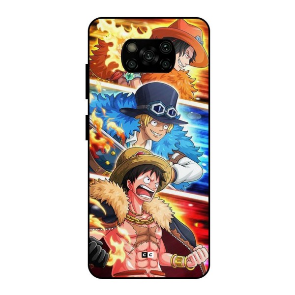 Pirate Brothers Metal Back Case for Poco X3