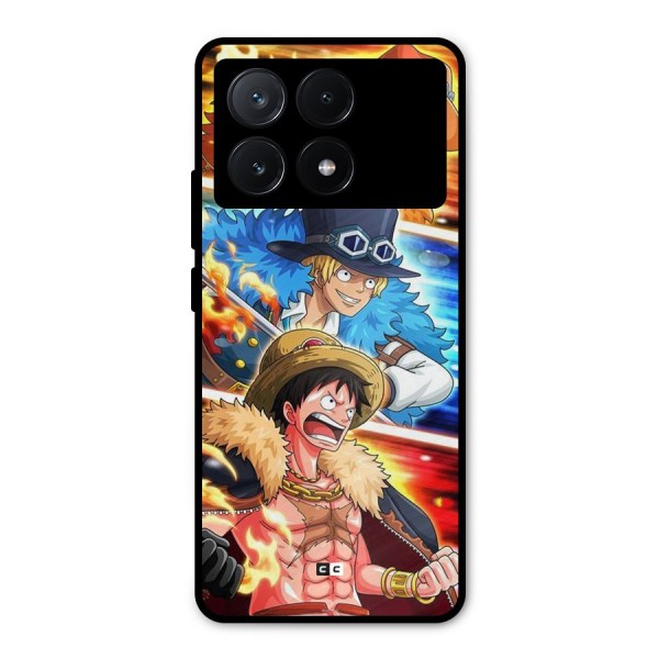 Pirate Brothers Metal Back Case for Poco X6 Pro