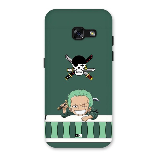 Pirate Hunter Zoro Back Case for Galaxy A3 (2017)