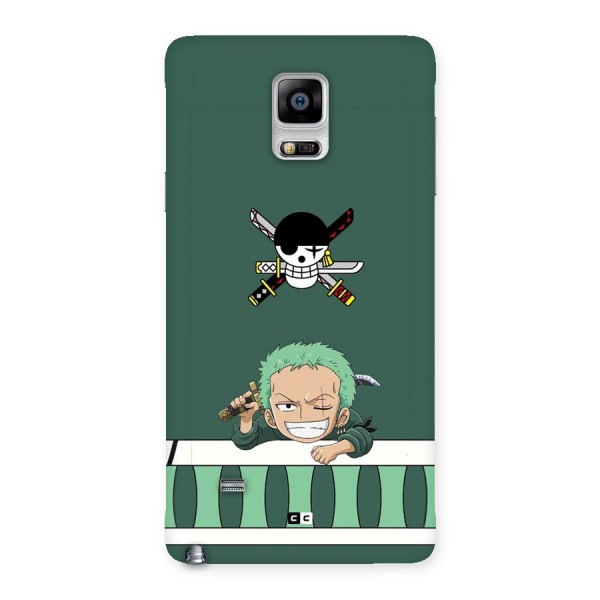 Pirate Hunter Zoro Back Case for Galaxy Note 4