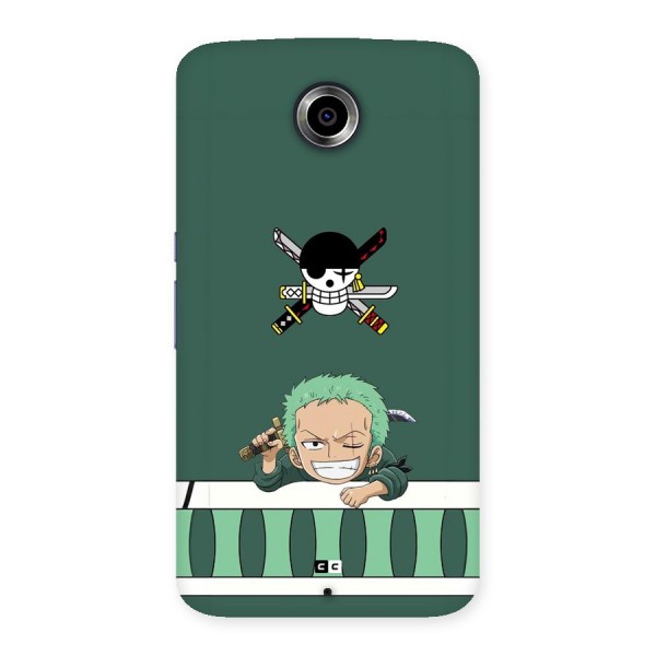 Pirate Hunter Zoro Back Case for Google Nexus 6