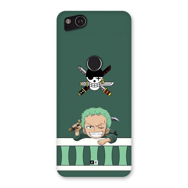 Pirate Hunter Zoro Back Case for Google Pixel 2