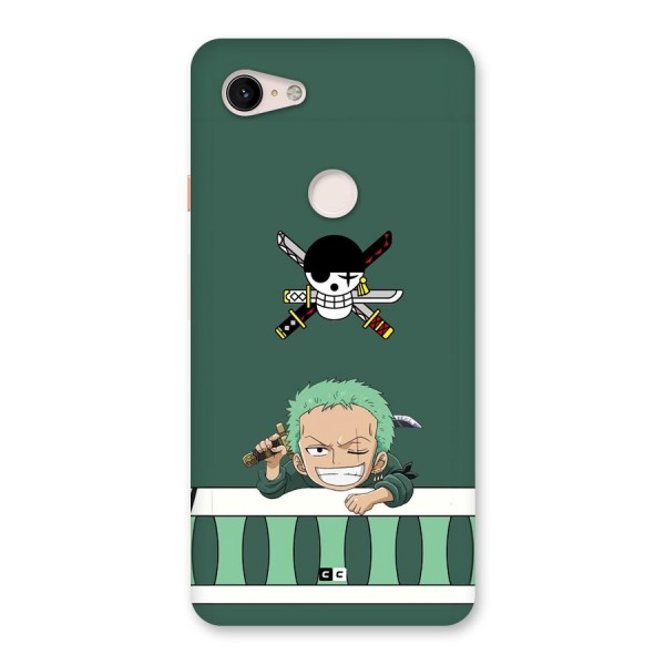 Pirate Hunter Zoro Back Case for Google Pixel 3 XL