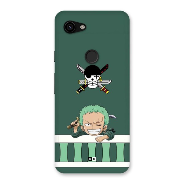 Pirate Hunter Zoro Back Case for Google Pixel 3a