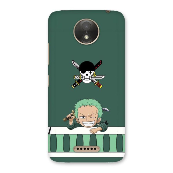 Pirate Hunter Zoro Back Case for Moto C Plus