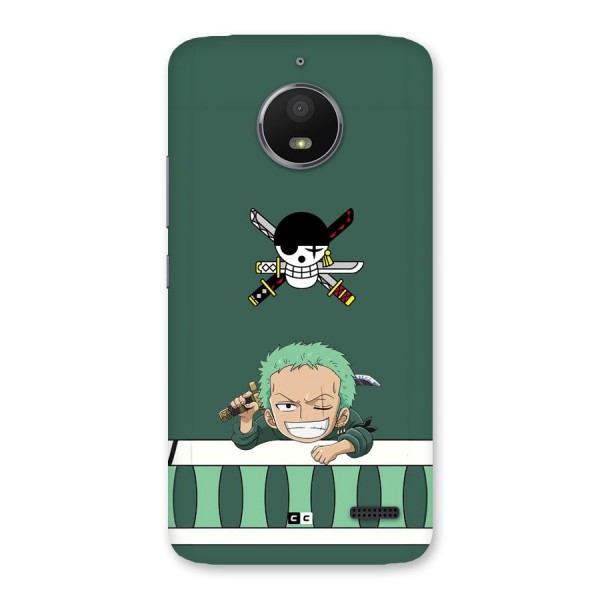 Pirate Hunter Zoro Back Case for Moto E4