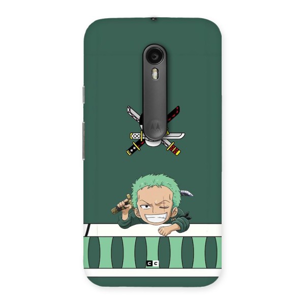 Pirate Hunter Zoro Back Case for Moto G3