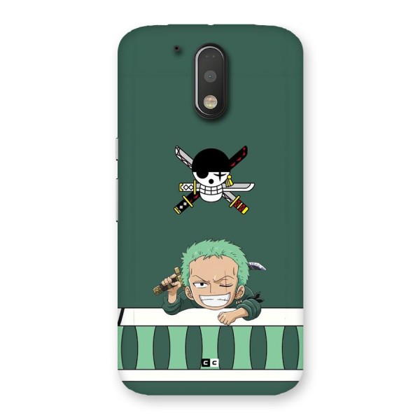 Pirate Hunter Zoro Back Case for Moto G4