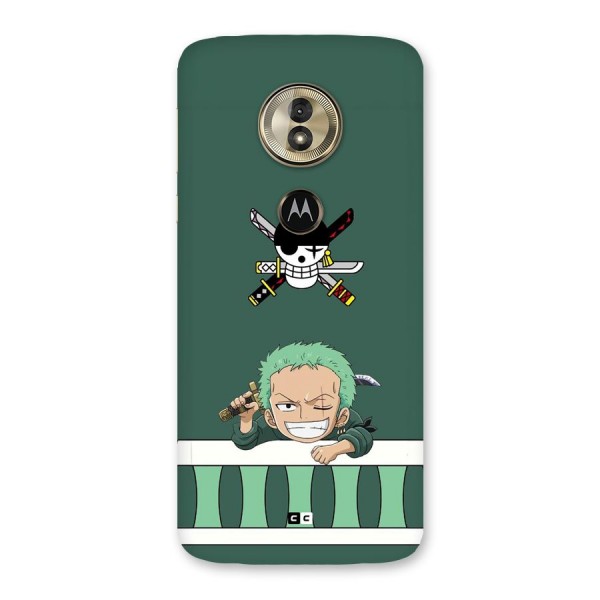 Pirate Hunter Zoro Back Case for Moto G6 Play