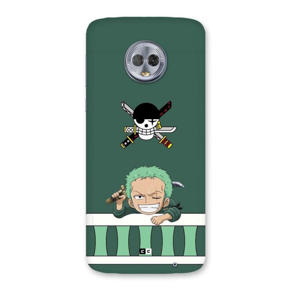 Pirate Hunter Zoro Back Case for Moto G6 Plus