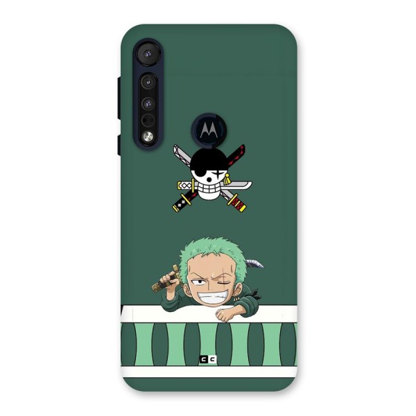 Pirate Hunter Zoro Back Case for Motorola One Macro