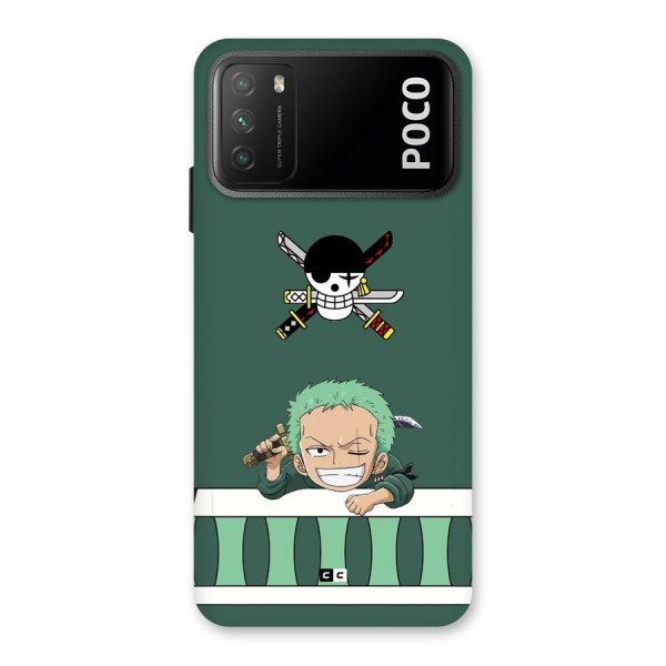 Pirate Hunter Zoro Back Case for Poco M3