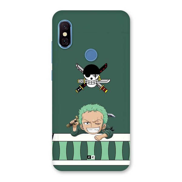 Pirate Hunter Zoro Back Case for Redmi Note 6 Pro