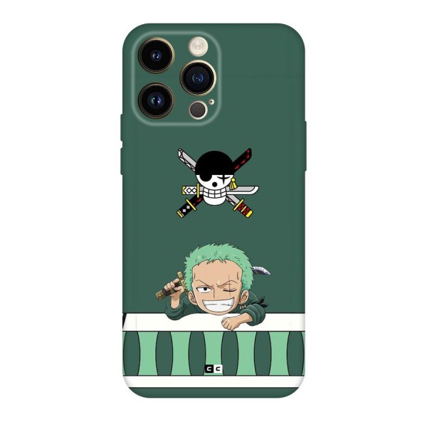 Pirate Hunter Zoro Back Case for iPhone 14 Pro Max