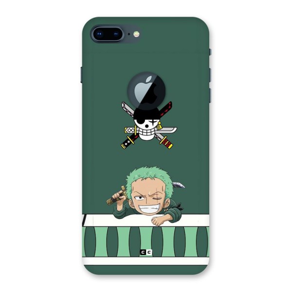 Pirate Hunter Zoro Back Case for iPhone 7 Plus Logo Cut