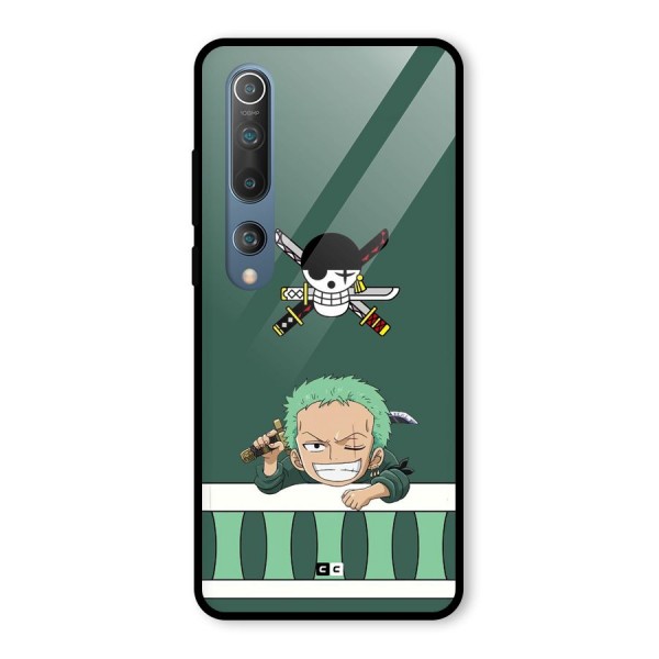 Pirate Hunter Zoro Glass Back Case for Mi 10