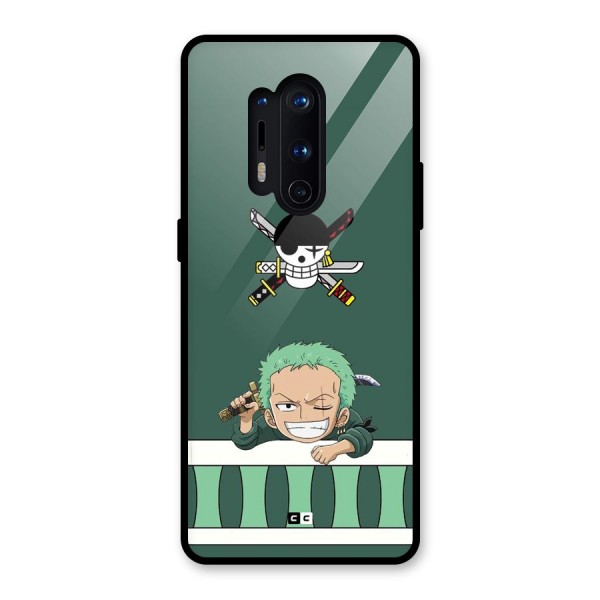 Pirate Hunter Zoro Glass Back Case for OnePlus 8 Pro