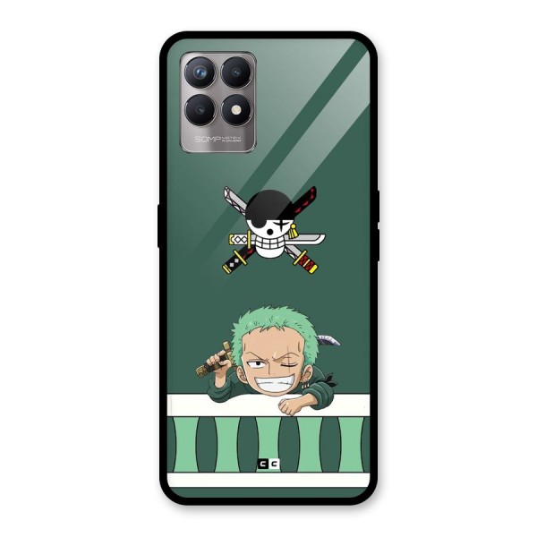 Pirate Hunter Zoro Glass Back Case for Realme Narzo 50