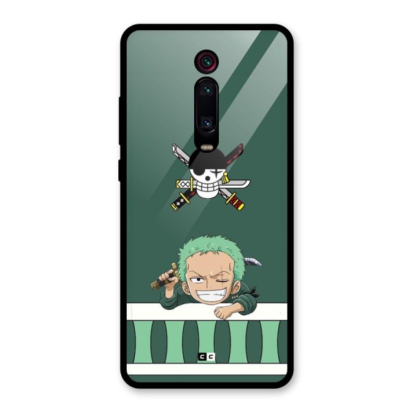 Pirate Hunter Zoro Glass Back Case for Redmi K20 Pro