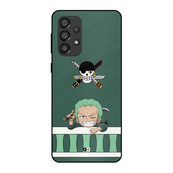 Pirate Hunter Zoro Metal Back Case for Galaxy A33 5G