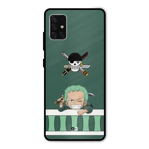 Pirate Hunter Zoro Metal Back Case for Galaxy A51