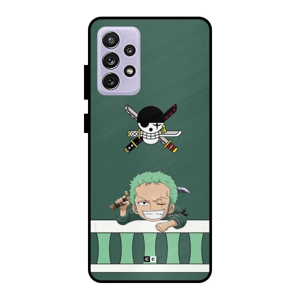 Pirate Hunter Zoro Metal Back Case for Galaxy A72