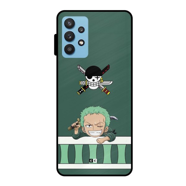 Pirate Hunter Zoro Metal Back Case for Galaxy M32 5G