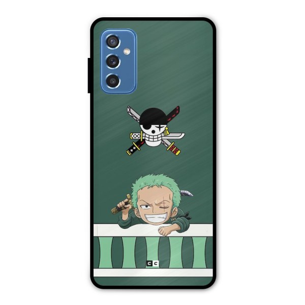 Pirate Hunter Zoro Metal Back Case for Galaxy M52 5G