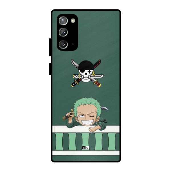 Pirate Hunter Zoro Metal Back Case for Galaxy Note 20