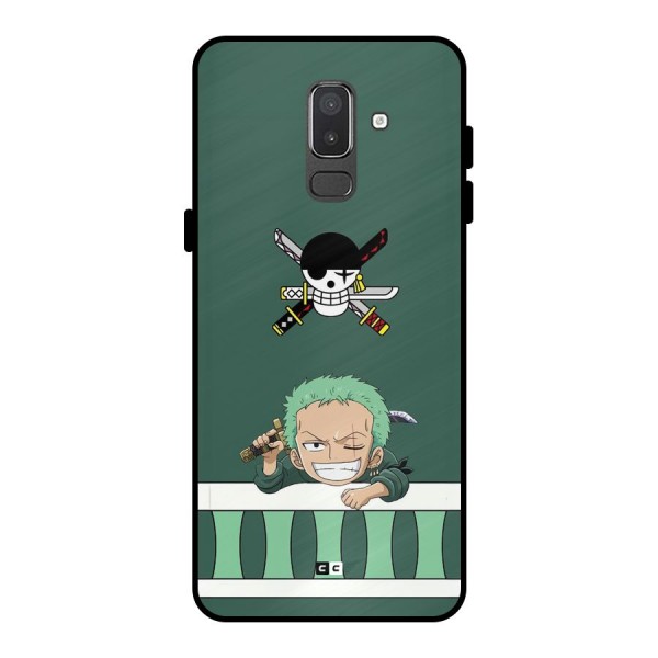 Pirate Hunter Zoro Metal Back Case for Galaxy On8 (2018)