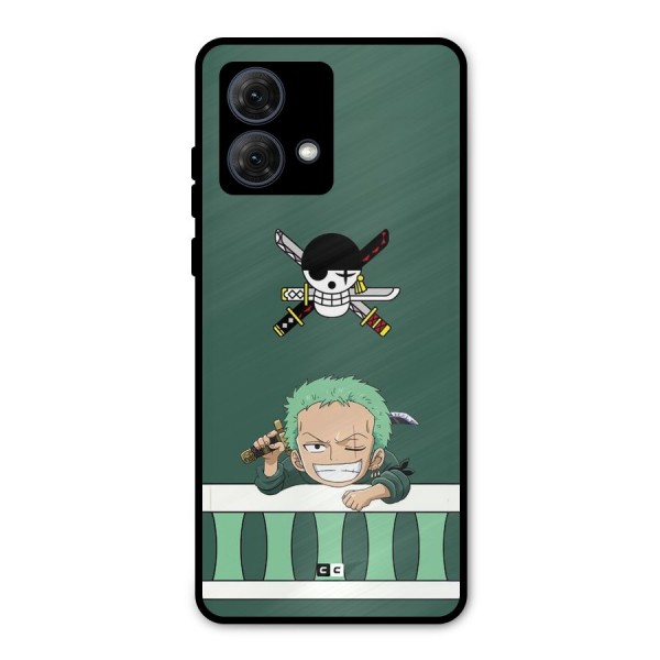 Pirate Hunter Zoro Metal Back Case for Moto G84