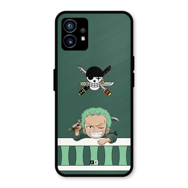 Pirate Hunter Zoro Metal Back Case for Nothing Phone 1