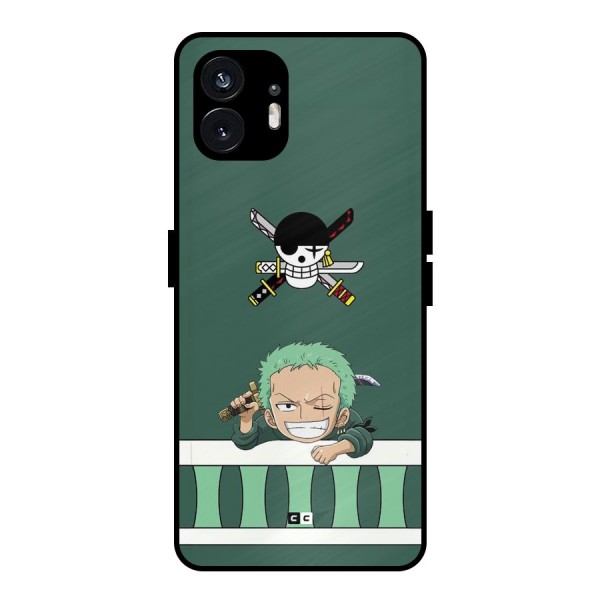 Pirate Hunter Zoro Metal Back Case for Nothing Phone 2