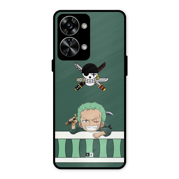 Pirate Hunter Zoro Metal Back Case for OnePlus Nord 2T