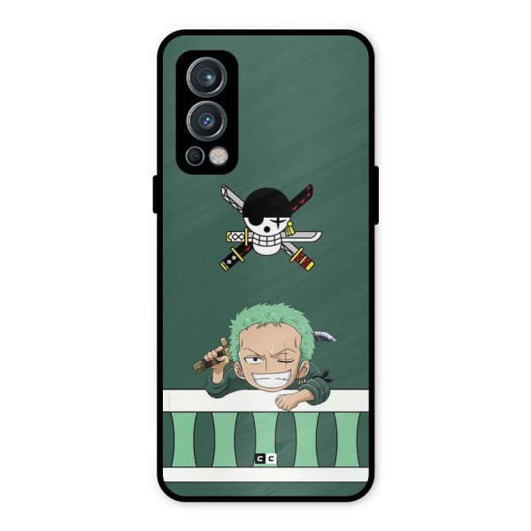 Pirate Hunter Zoro Metal Back Case for OnePlus Nord 2 5G