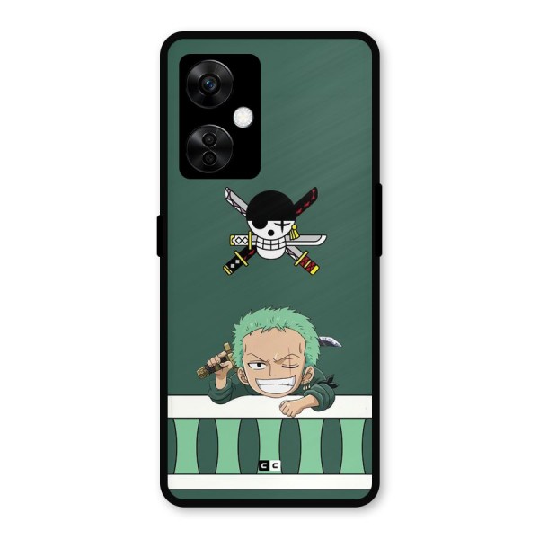 Pirate Hunter Zoro Metal Back Case for OnePlus Nord CE 3 Lite