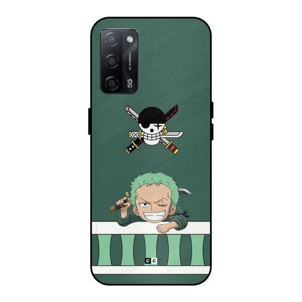 Pirate Hunter Zoro Metal Back Case for Oppo A53s 5G