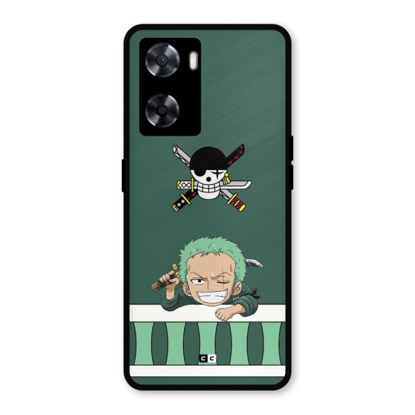 Pirate Hunter Zoro Metal Back Case for Oppo A77