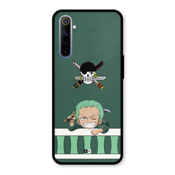 Pirate Hunter Zoro Metal Back Case for Realme 6