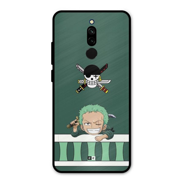 Pirate Hunter Zoro Metal Back Case for Redmi 8