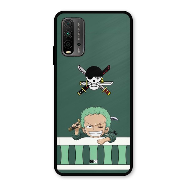 Pirate Hunter Zoro Metal Back Case for Redmi 9 Power